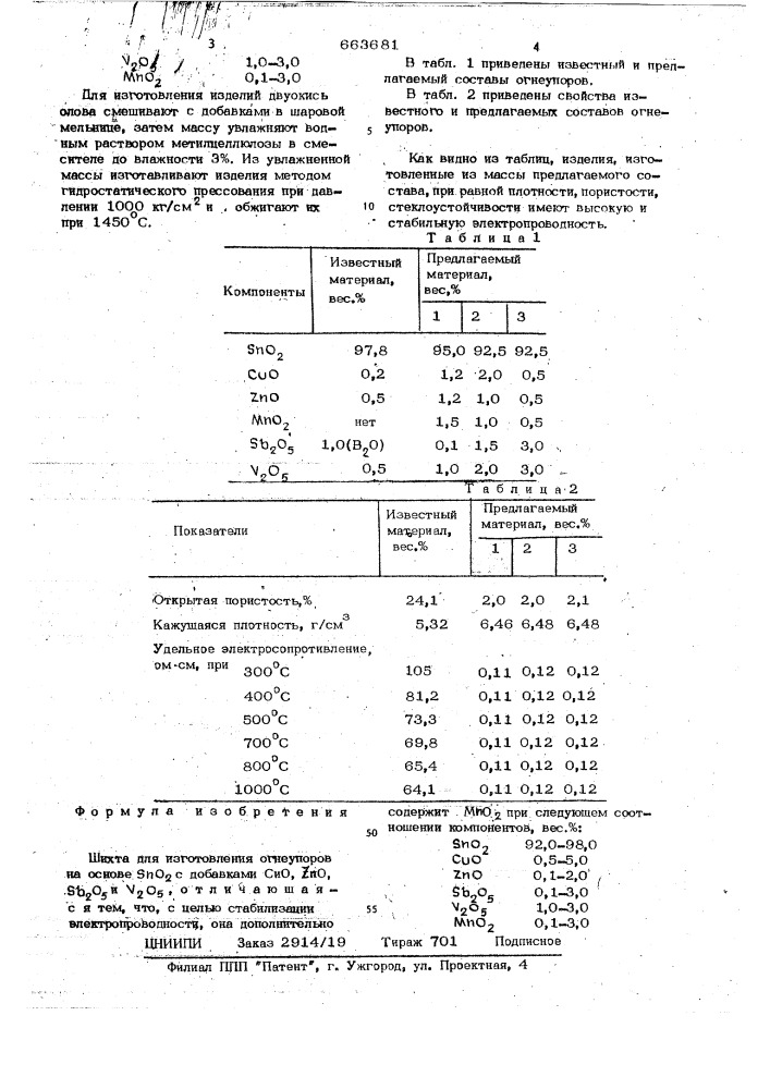 Шихта для изготовления огнеупоров (патент 663681)