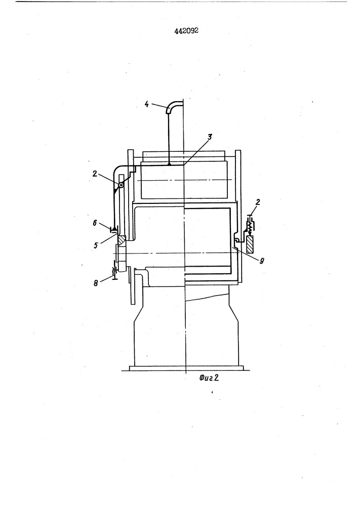 Устройство для установки и съема печатных форм к тигельным печатным машинам (патент 442092)
