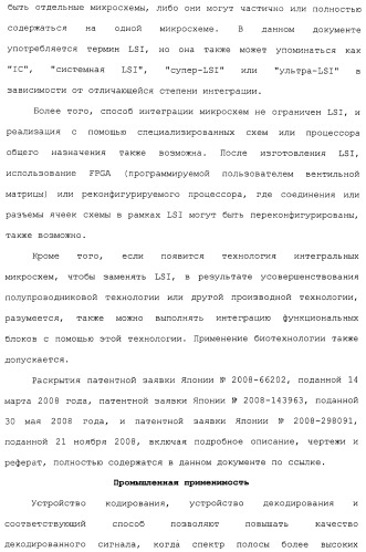 Устройство кодирования, устройство декодирования и способ для их работы (патент 2483367)