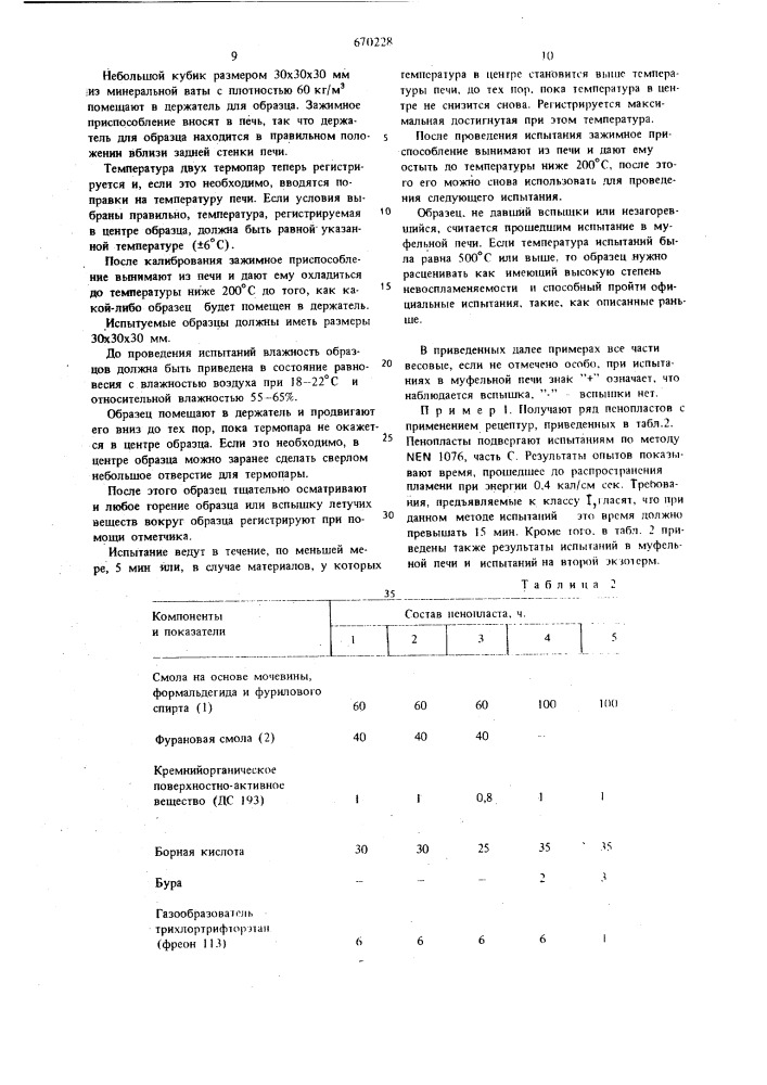 Способ получения пенопласта (патент 670228)