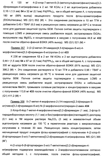 Ингибиторы фосфоинозитид-3-киназы и содержащие их фармацевтические композиции (патент 2437888)