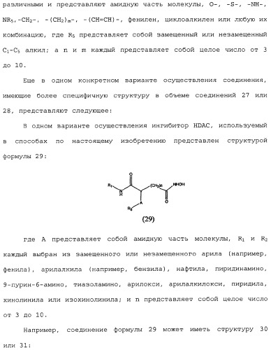 Способы лечения рака с использованием ингибиторов hdac (патент 2356547)