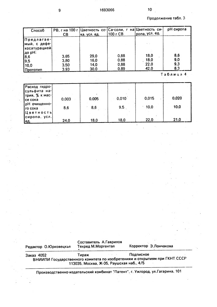 Способ очистки сахарсодержащего раствора из сорго (патент 1693066)