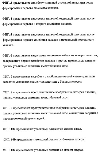 Пластина, содержащая кубические уголковые элементы, и световозвращающее покрытие (патент 2349941)