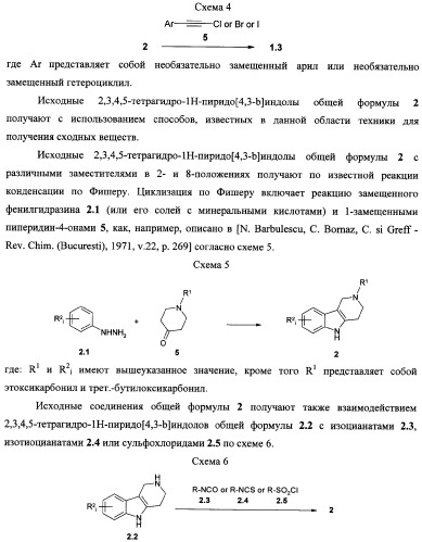 Замещенные 2,3,4,5-тетрагидро-1н-пиридо[4,3-b]индолы, способ их получения и применения (патент 2334747)