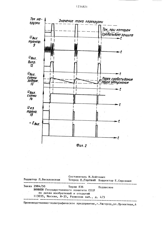 Высоковольтный источник питания (патент 1234821)