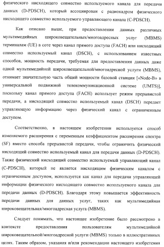 Схема радиосвязи для обеспечения мультимедийных широковещательных и многоадресных услуг (патент 2308173)