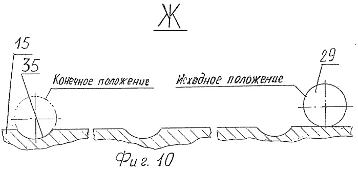 Поточная линия для обработки брусьев стрелочных переводов (варианты) (патент 2294826)