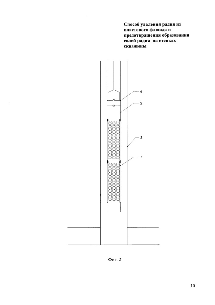 Способ удаления радия из пластового флюида и предотвращения образования солей радия на стенках скважины (патент 2667253)
