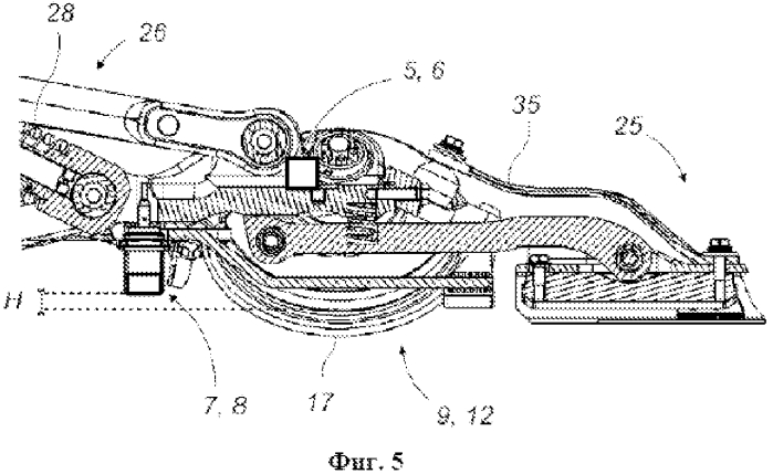 Система динамического контроля качения направляющего катка (катков) узла, направляющего транспортное средство вдоль по меньшей мере одного рельса (патент 2574503)