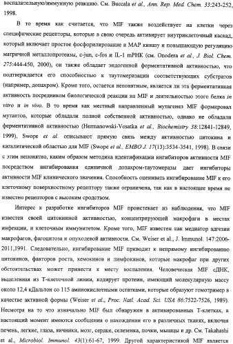 Ингибиторы фактора ингибирования миграции макрофага и способы для их идентификации (патент 2327695)