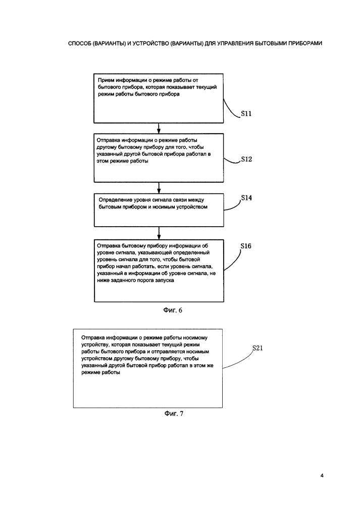 Способ (варианты) и устройство (варианты) для управления бытовыми приборами (патент 2646777)