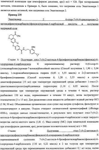 Производные феноксихроманкарбоновой кислоты, замещенные в 6-ом положении (патент 2507200)