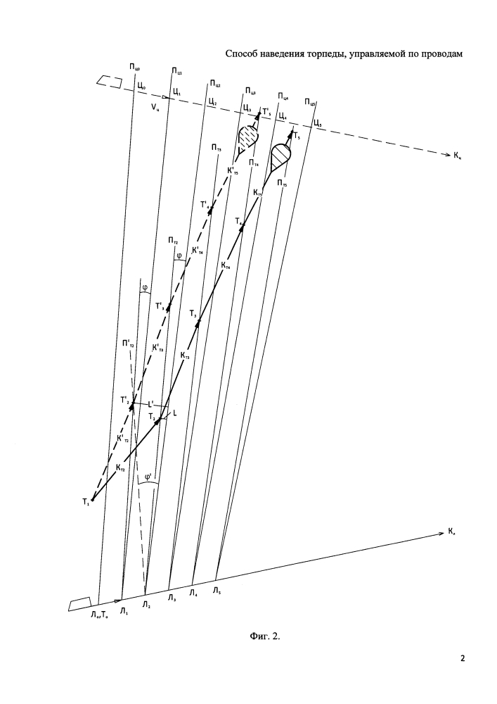 Способ наведения торпеды, управляемой по проводам (патент 2631227)