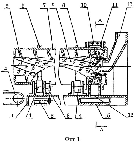 Установка для выделения жидкой фазы из материалов (патент 2486942)