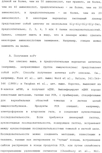 Scfv против egfrviii с улучшенной цитотоксичностью и выходом, иммунотоксины на их основе и способы их применения (патент 2317999)