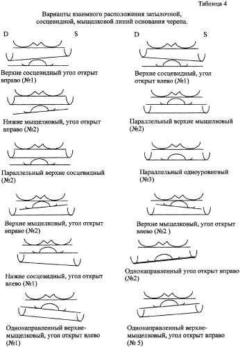 Способ определения асимметрии основания черепа (патент 2353294)