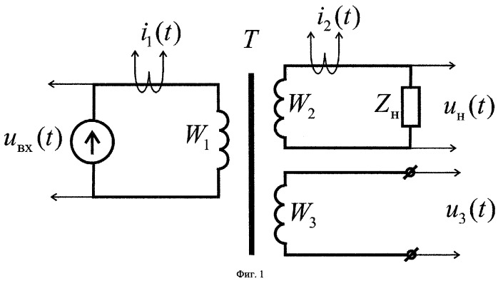 Способ определения параметров продольных ветвей т-образной схемы замещения однофазного трансформатора с ненагруженной третьей обмоткой в рабочем режиме (патент 2276376)