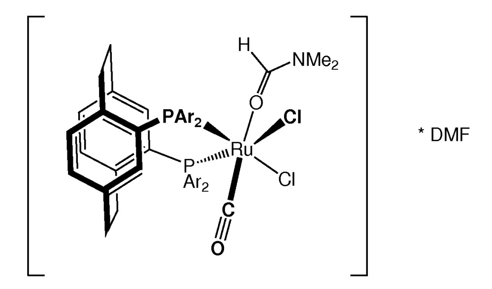 Рутениевые комплексы, содержащие парациклофановые и карбонильные лиганды, и их применение в качестве катализатора (патент 2614415)