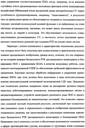 Беспилотный робототехнический комплекс дистанционного мониторинга и блокирования потенциально опасных объектов воздушными роботами, оснащенный интегрированной системой поддержки принятия решений по обеспечению требуемой эффективности их применения (патент 2353891)