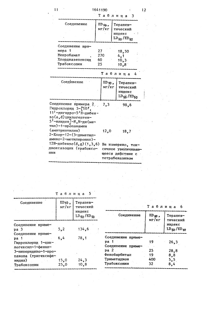 Способ получения производных 12н-дибензо( @ , @ )(1,3,6) диоксазоцина в виде их кислотно-аддитивных солей (патент 1641190)