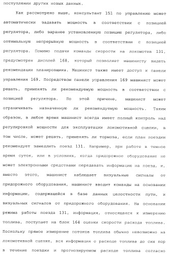 Способ для оптимизации работы поезда для поезда, включающего в себя множественные локомотивы с распределенной подачей мощности (патент 2482990)