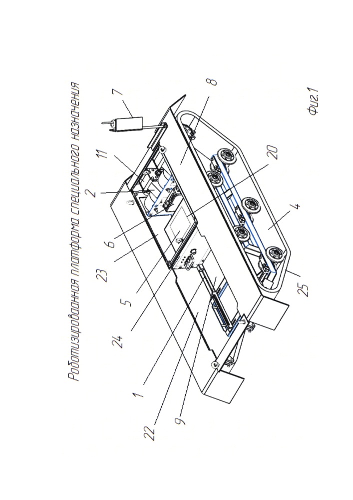 Роботизированная платформа специального назначения (патент 2640264)