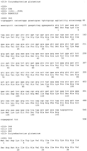 Гены corynebacterium glutamicum, кодирующие белки, участвующие в метаболизме углерода и продуцировании энергии (патент 2310686)