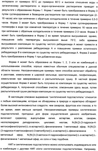 Композиция интенсивного подсластителя с глюкозамином и подслащенные ею композиции (патент 2455854)