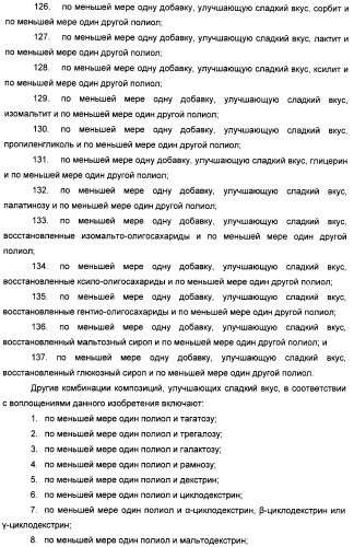 Композиция натурального интенсивного подсластителя, используемая к столу (патент 2425589)