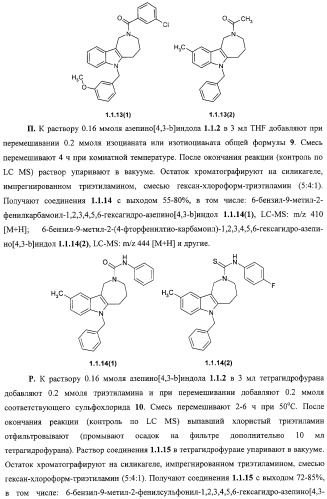 Замещенные азепино[4,3-b]индолы, фармацевтическая композиция, способ их получения и применения (патент 2317989)