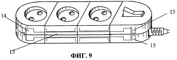 Корпус электрического удлинителя (патент 2258989)