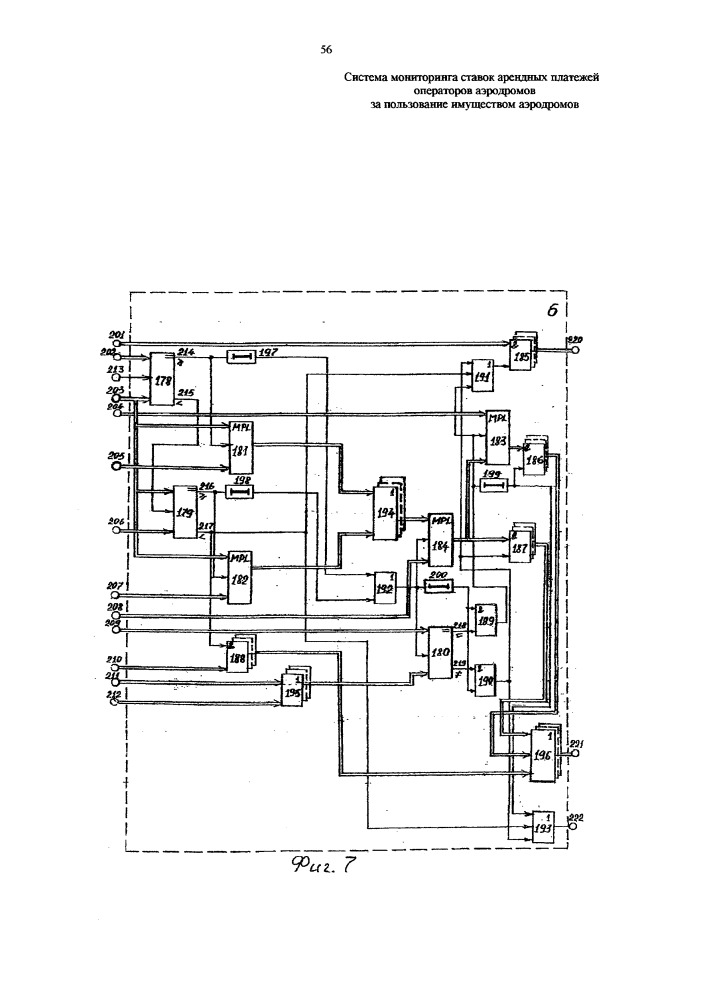 Система мониторинга ставок арендных платежей операторов аэродромов за пользование имуществом аэродромов (патент 2659465)