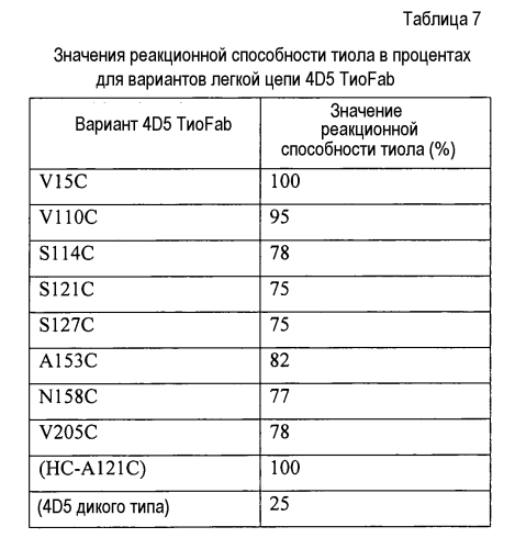 Конъюгаты меченных радиоактивным цирконием сконструированных антител с цистеиновыми заменами (патент 2562862)