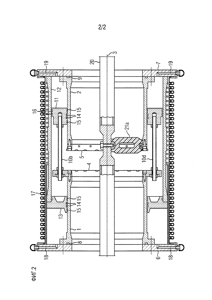 Система напорного резервуара с изменяемым по длине компенсационным участком (патент 2642855)