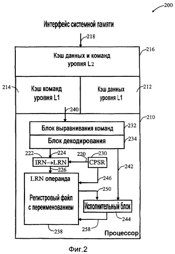 Энергоэкономные способы и устройство избирательного разрешения компараторов в регистровом файле с переименованием на основе сам на основании известного состояния процессора (патент 2389059)