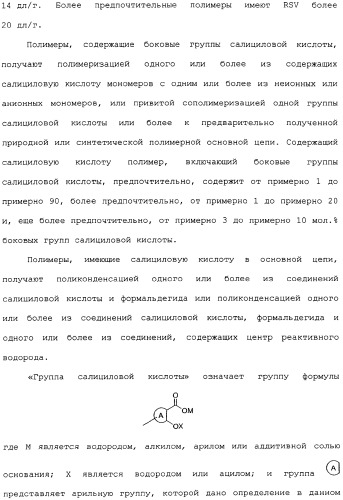 Способ осветления жидкостей процесса байера с использованием содержащих салициловую кислоту полимеров (патент 2309123)