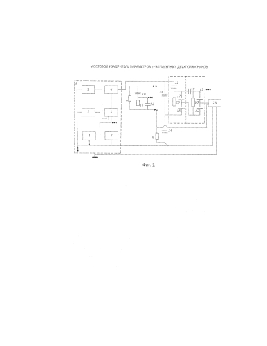Мостовой измеритель параметров n-элементных двухполюсников (патент 2581404)