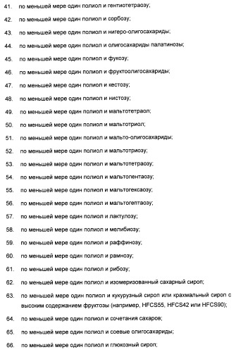 Композиция интенсивного подсластителя с жирной кислотой и подслащенные ею композиции (патент 2417032)