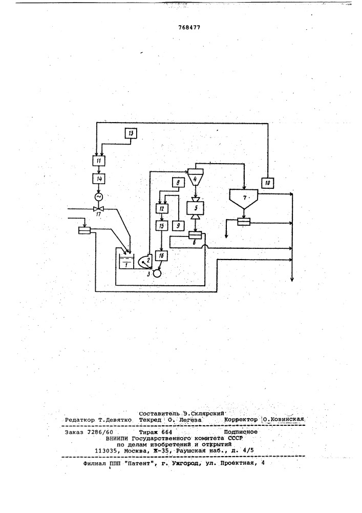 Способ автоматического управления процессом разделения (патент 768477)