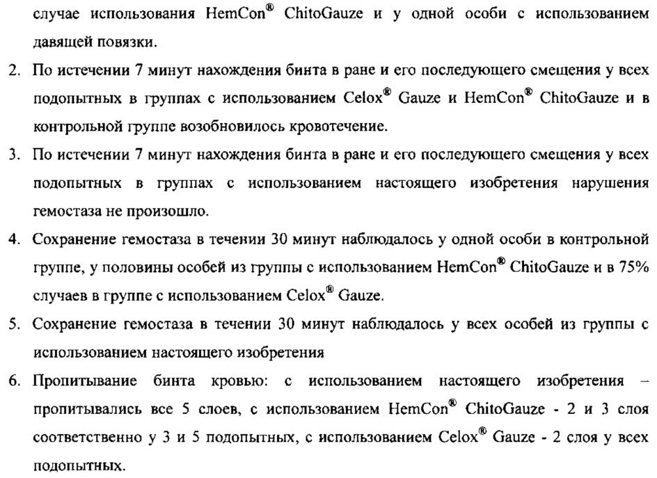 Гемостатический материал, гемостатическое средство и перевязочный материал на его основе (патент 2635465)