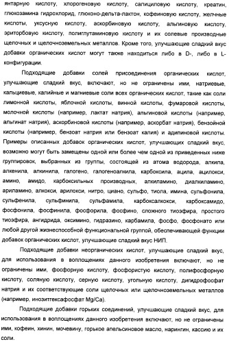 Композиции натурального интенсивного подсластителя с улучшенным временным параметром и(или) корригирующим параметром, способы их приготовления и их применения (патент 2459434)