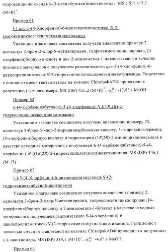 Производные пиридин-3-карбоксамида в качестве обратных агонистов св1 (патент 2404164)