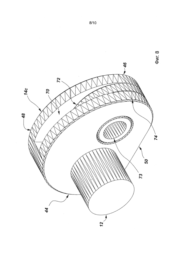 Десмодромный вал и вилка в сборе для преобразования прямолинейного движения во вращательное (патент 2597032)