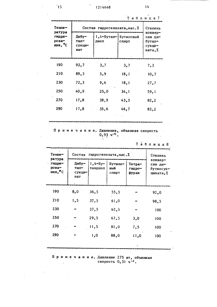 Способ получения 1,4-бутандиола (патент 1214648)