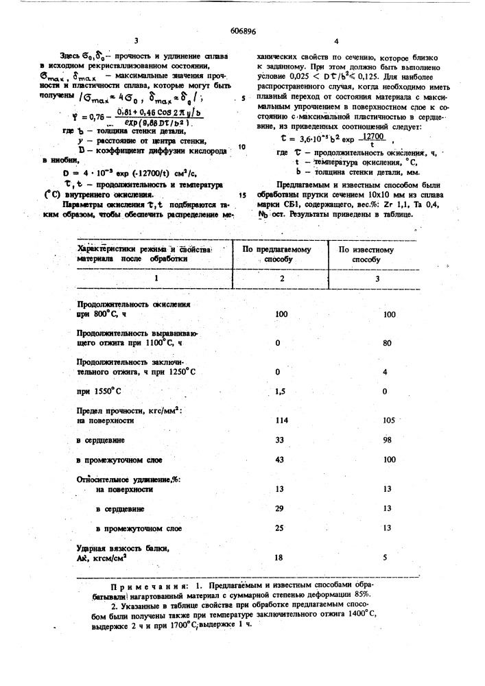 Способ обработки сплавов на основе ниобия (патент 606896)