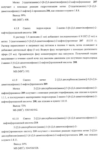 Производные 2,6-хинолинила и 2,6-нафтила, фармацевтические композиции на их основе, их применение в качестве ингибиторов vla-4 и промежуточные соединения (патент 2315041)