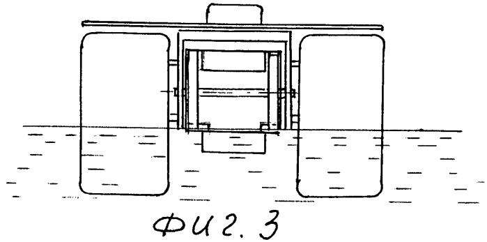 Плавающий мускульный транспорт (патент 2443598)