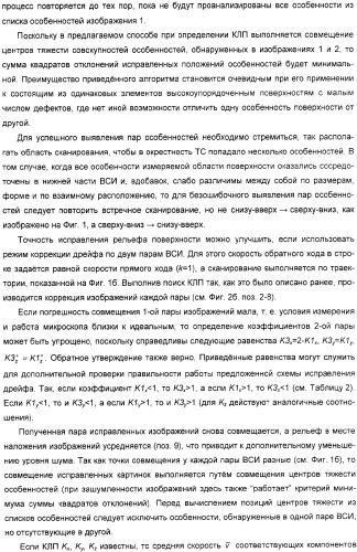 Способ коррекции искаженных дрейфом изображений поверхности, полученных на сканирующем зондовом микроскопе (патент 2326367)