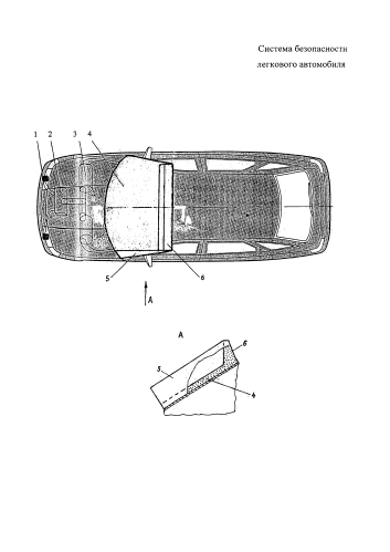 Система безопасности легкового автомобиля (патент 2586414)